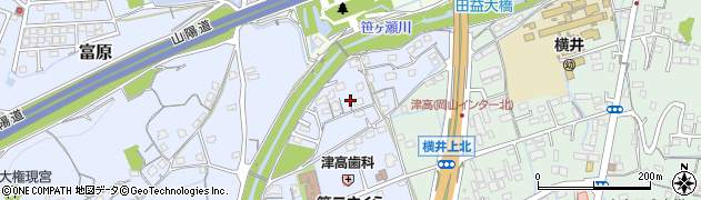 岡山県岡山市北区富原3588周辺の地図