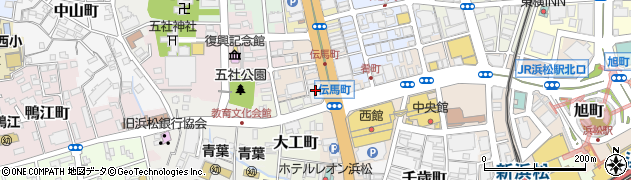 富国生命保険相互会社　浜松営業所周辺の地図