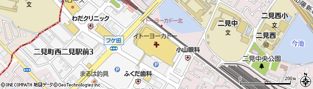 丸亀製麺 イトーヨーカドー明石店周辺の地図