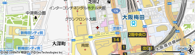 トヨタレンタリース新大阪大阪梅田店周辺の地図