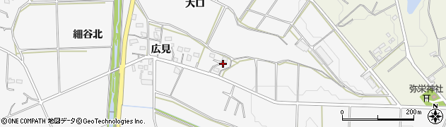愛知県豊橋市細谷町広見83周辺の地図