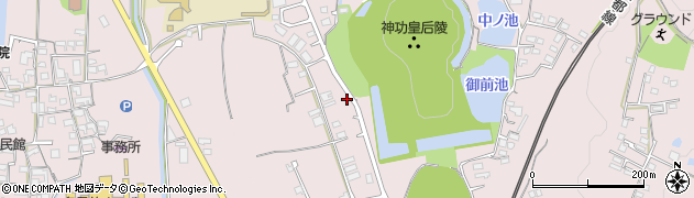 奈良県奈良市山陵町937周辺の地図