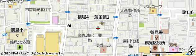 茨田横堤北住宅周辺の地図