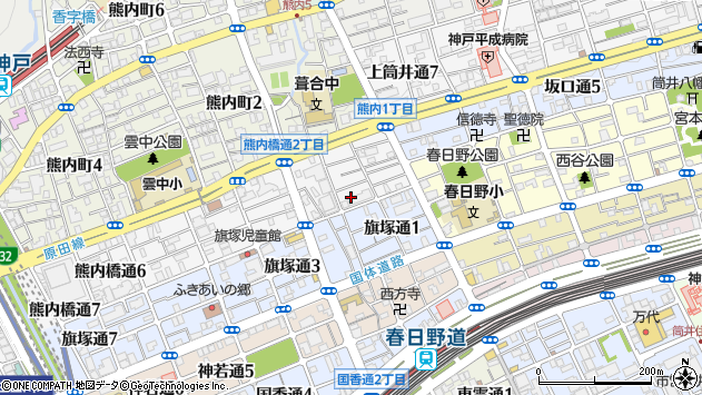 〒651-0055 兵庫県神戸市中央区熊内橋通の地図