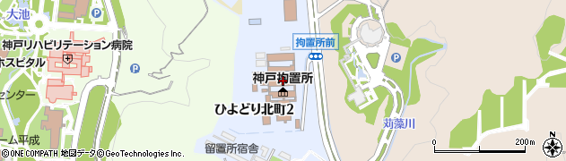 神戸拘置所周辺の地図