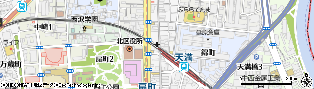 ドトールコーヒーショップ 天満駅前店周辺の地図