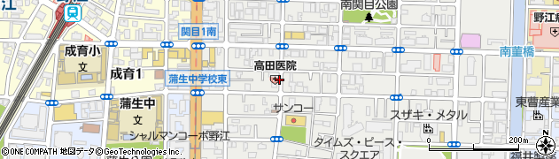 高田医院周辺の地図