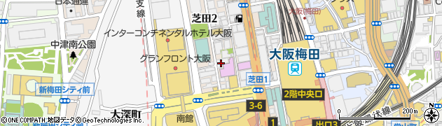 キャッシュサービス・プラン　梅田店周辺の地図