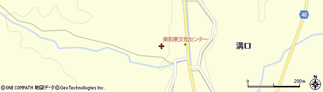 北広島町　美和東文化センター周辺の地図