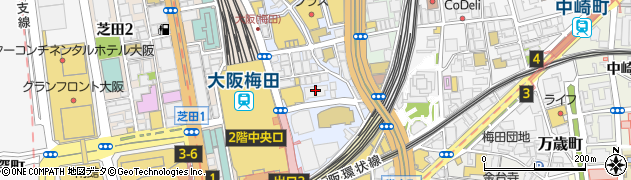 大阪府大阪市北区茶屋町2周辺の地図