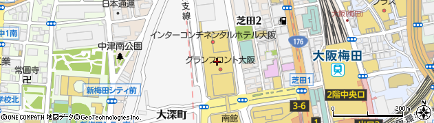 スペインバル La Cazuela roja グランフロント大阪周辺の地図
