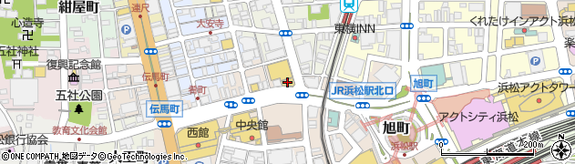 ヤマハミュージックリテイリング浜松店　かじまちセンター音楽・英語教室周辺の地図