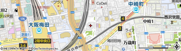 第一生命労働組合大阪北営業職支部周辺の地図