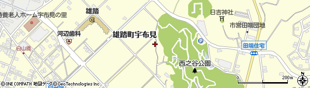 静岡県浜松市中央区雄踏町宇布見周辺の地図