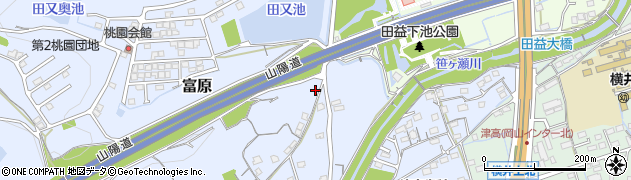 岡山県岡山市北区富原3180周辺の地図