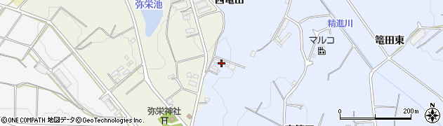 愛知県豊橋市東細谷町西篭田48周辺の地図
