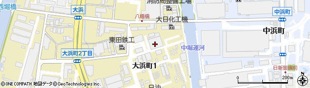 日油株式会社尼崎工場　研究所周辺の地図