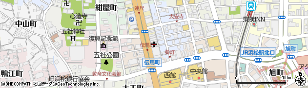 静岡中央銀行浜松支店周辺の地図