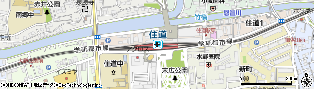 パントリー住道駅店周辺の地図