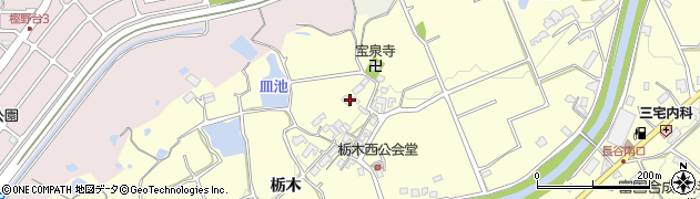 兵庫県神戸市西区櫨谷町栃木350周辺の地図