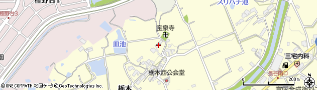 兵庫県神戸市西区櫨谷町栃木301周辺の地図