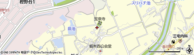 兵庫県神戸市西区櫨谷町栃木302周辺の地図