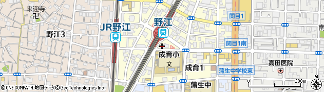 八剣伝 京阪野江駅前店周辺の地図