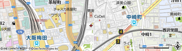 富士学院　大阪校周辺の地図