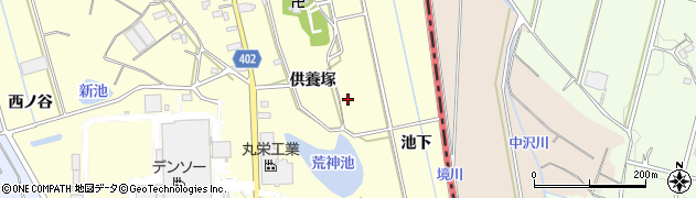 愛知県豊橋市原町（苅又）周辺の地図