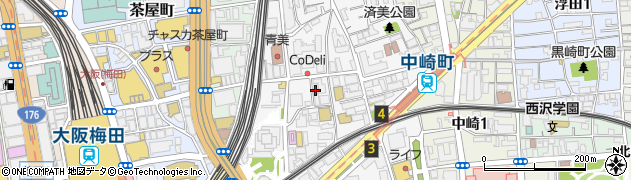 ボディケアボディ梅田店周辺の地図