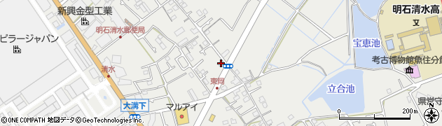 兵庫県明石市魚住町清水953周辺の地図