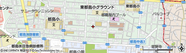 #都島本通4-8駐車場周辺の地図