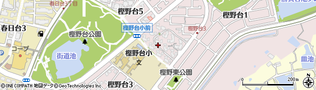 兵庫県神戸市西区樫野台周辺の地図