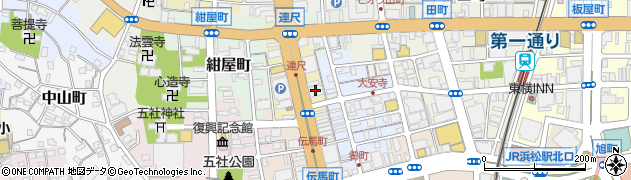 明治安田生命　浜松駅西営業所周辺の地図