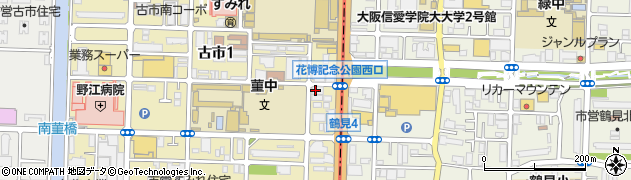 サイクルベースあさひ城東古市店周辺の地図