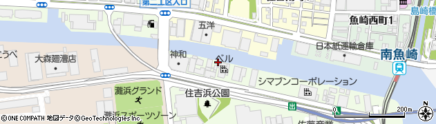 神戸ベル本社周辺の地図