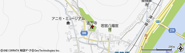 法万寺周辺の地図
