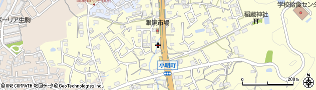 アイデアル　東生駒店周辺の地図