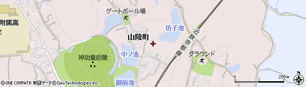 奈良県奈良市山陵町1999周辺の地図