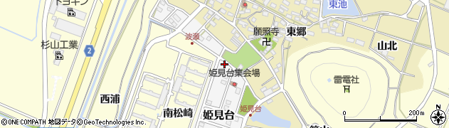 愛知県田原市姫見台47周辺の地図