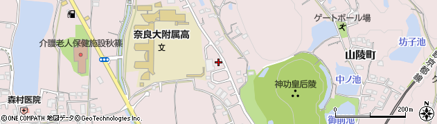 奈良県奈良市山陵町973周辺の地図