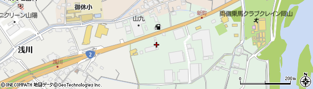 平林金属株式会社　東岡山営業所周辺の地図