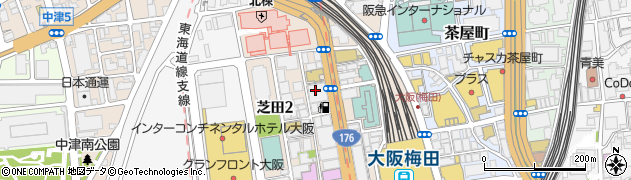 公証役場梅田役場周辺の地図