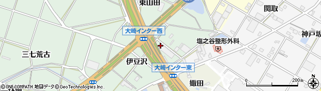 愛知県豊橋市大崎町伊豆沢39周辺の地図