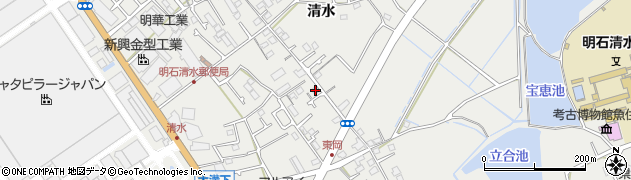 兵庫県明石市魚住町清水944周辺の地図