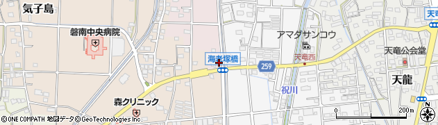 静岡県磐田市笹原島217周辺の地図