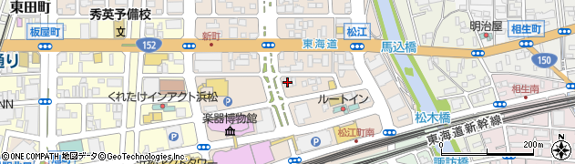 ＰＬ浜松教会周辺の地図
