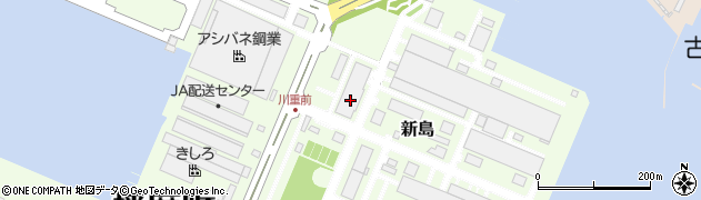 兵庫県加古郡播磨町新島8周辺の地図