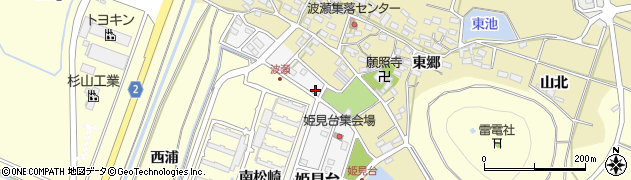 愛知県田原市姫見台30周辺の地図
