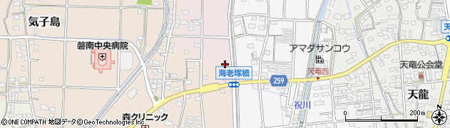 静岡県磐田市笹原島213周辺の地図